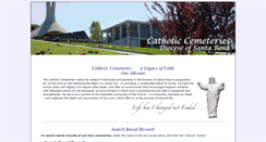 Desktop Screenshot of catholiccemeteries-dsr.org